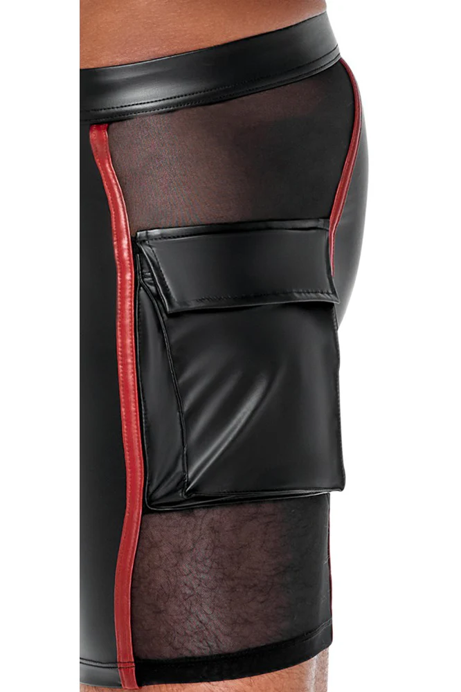 NEK Black and Red Shorts - Image 9