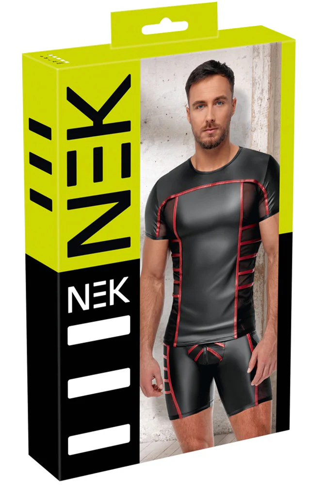 NEK Black Red Shirt - Image 11