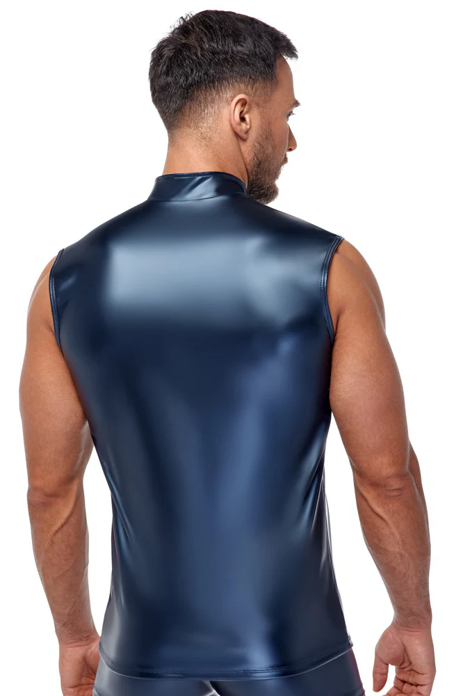 NEK Blue Metallic Shirt - Image 4