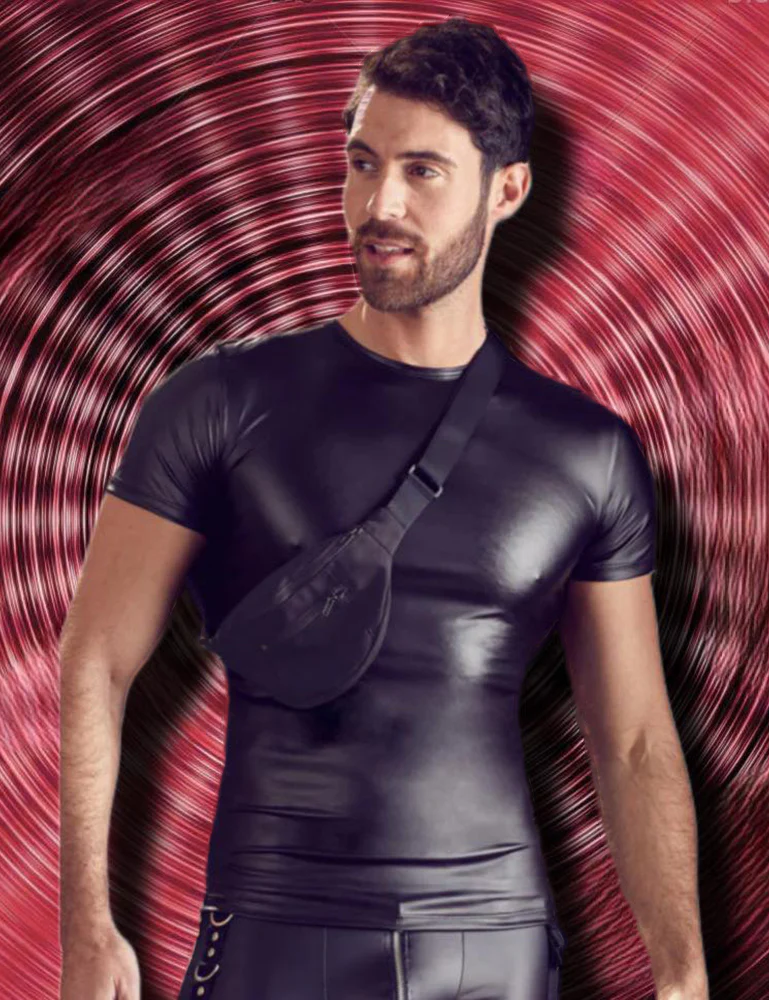NEK Mens Wetlook Top (S) - Image 2