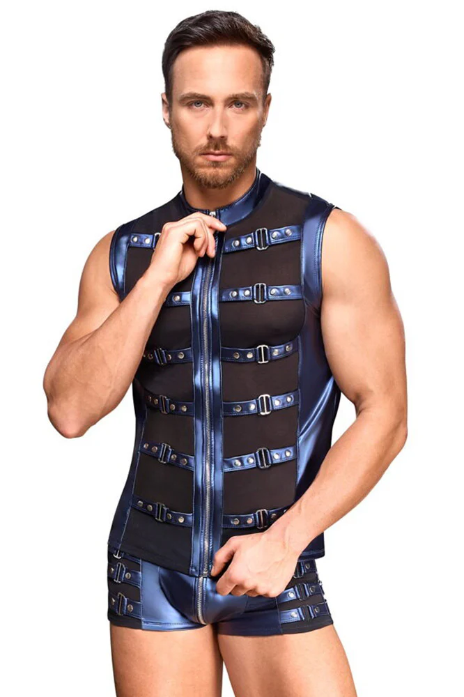 NEK Metallic Blue Shirt - Image 3