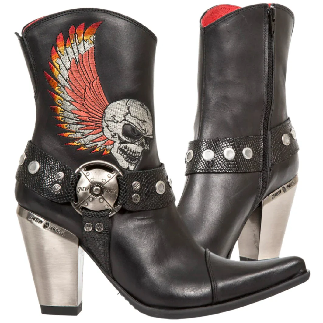 New Rock Ladies Cowboy Boots (UK8/EU41) - Image 11
