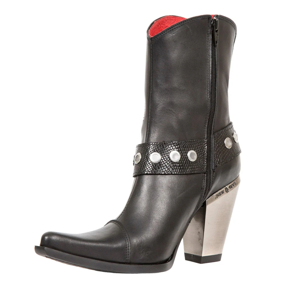 New Rock Ladies Cowboy Boots (UK8/EU41) - Image 7