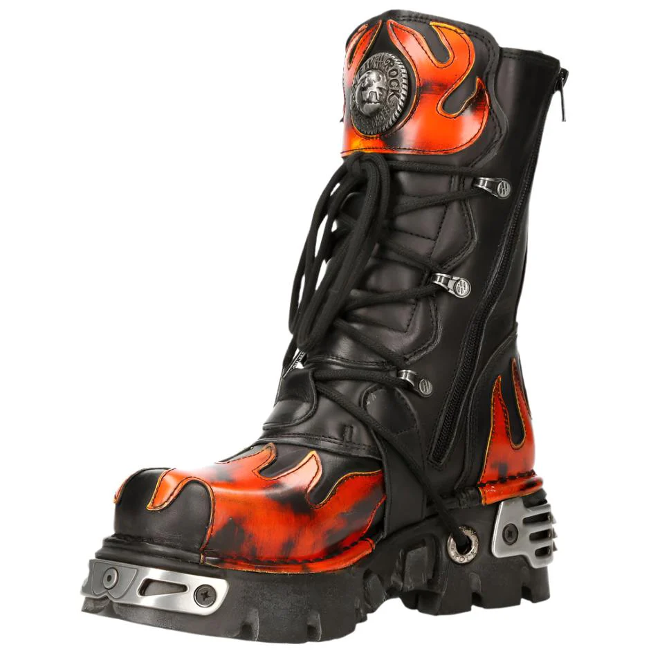 New Rock Boots Red Flame M.591-S1 (UK3/EU36) - Image 4