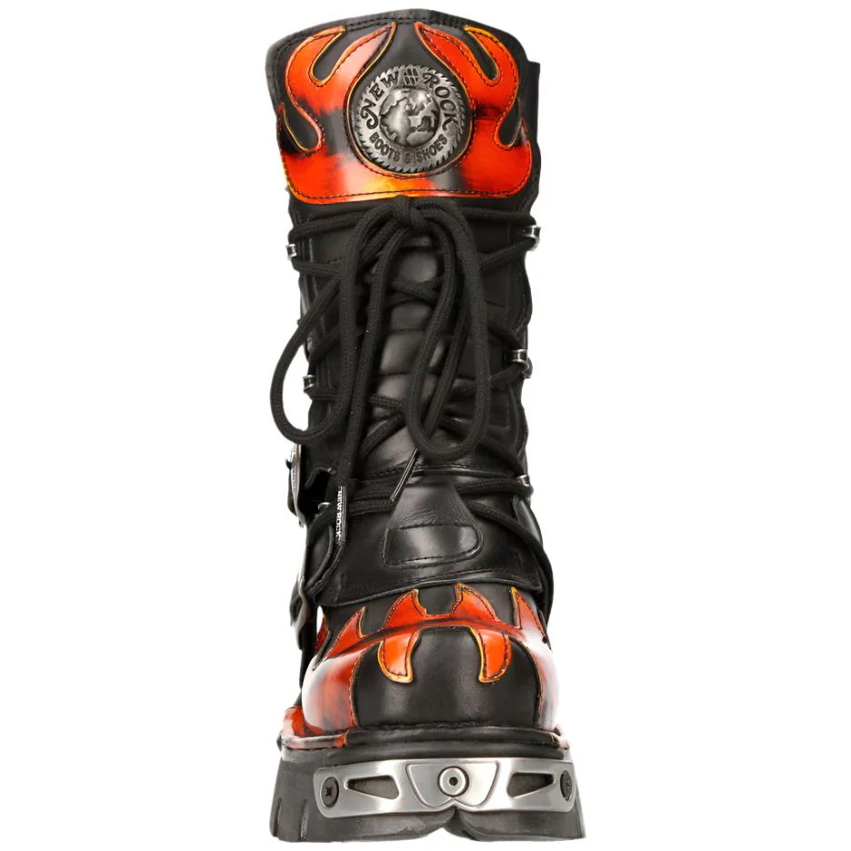 New Rock Boots Red Flame M.591-S1 (UK3/EU36) - Image 6