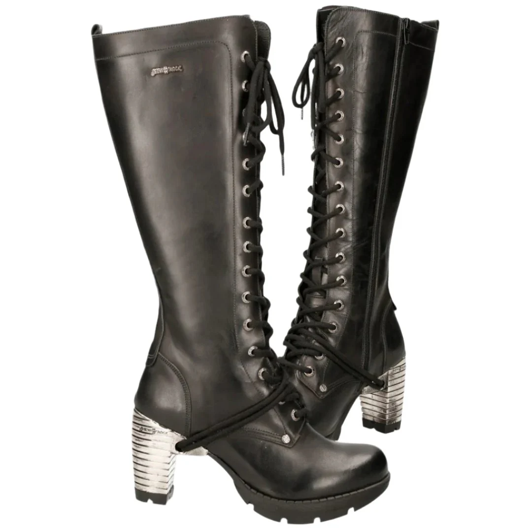 New Rock Laced Boots M.TR005-S1 (UK4/EU37, UK7/EU40) - Image 10