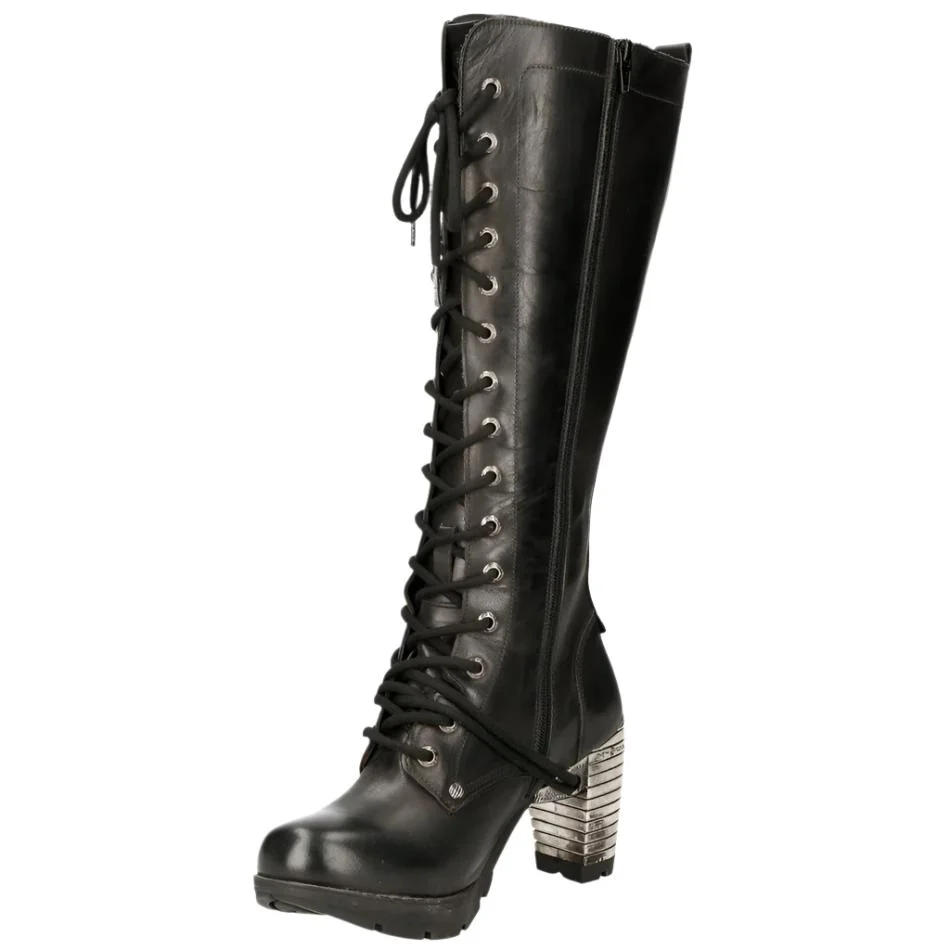 New Rock Laced Boots M.TR005-S1 (UK4/EU37, UK7/EU40) - Image 4