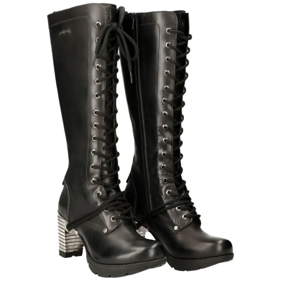 New Rock Laced Boots M.TR005-S1 (UK4/EU37, UK7/EU40) - Image 5
