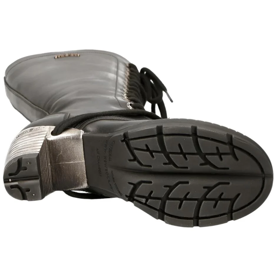 New Rock Laced Boots M.TR005-S1 (UK4/EU37, UK7/EU40) - Image 8