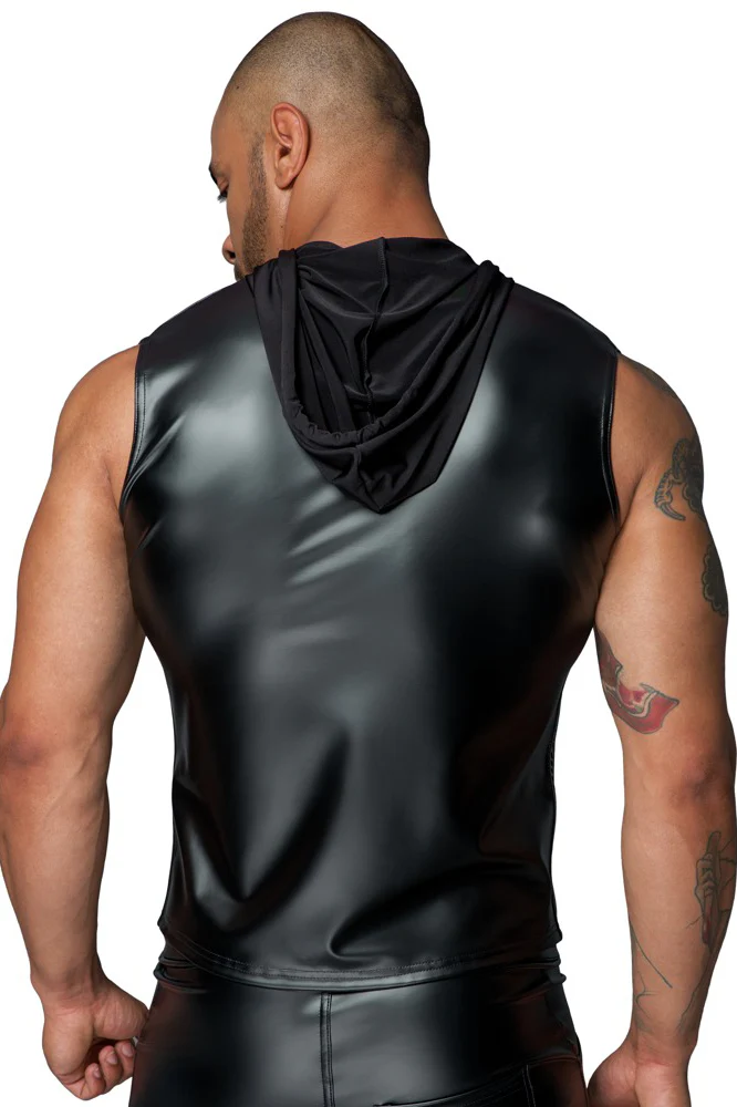 Noir Handmade Hooded Shirt - Image 4