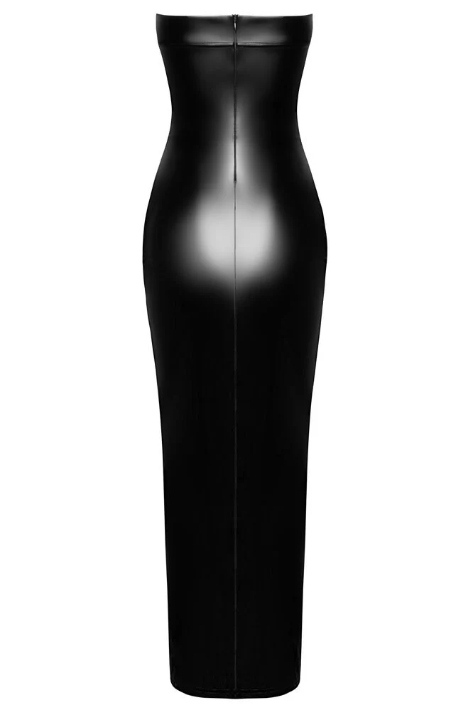 Noir Handmade Long Figure Flattering Dress - Image 6
