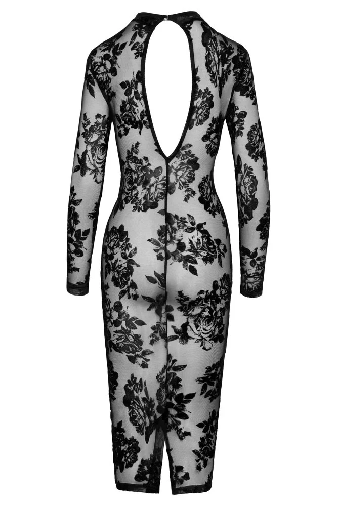 Noir Handmade Mesh Dress - Image 8