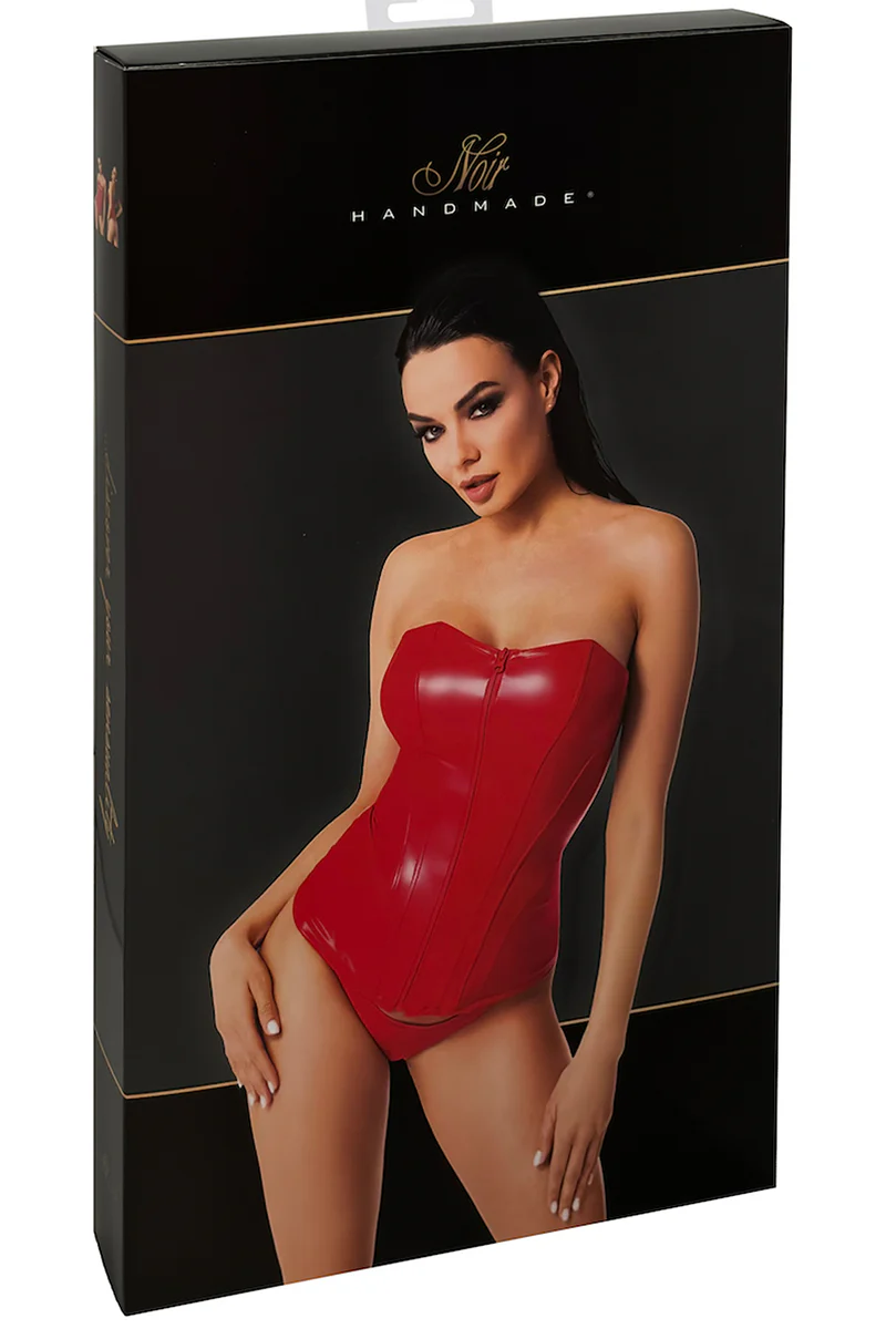 Noir Handmade Mysteria Corset Red - Image 9