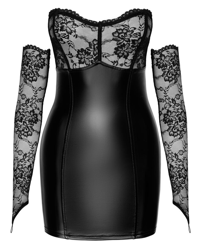Noir Handmade Party Mini Dress - Image 6