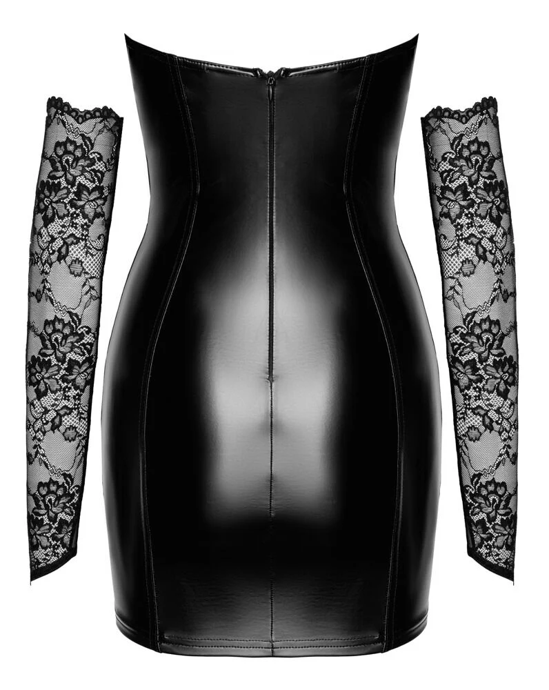 Noir Handmade Party Mini Dress - Image 7