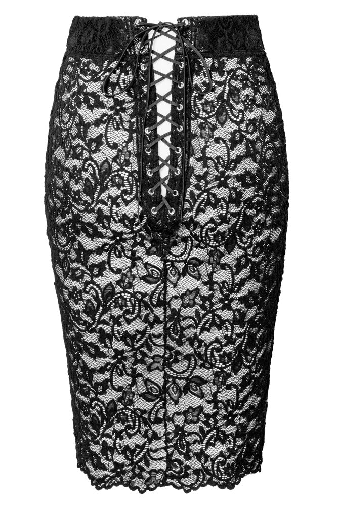 Noir Handmade Pencil Skirt - Image 8