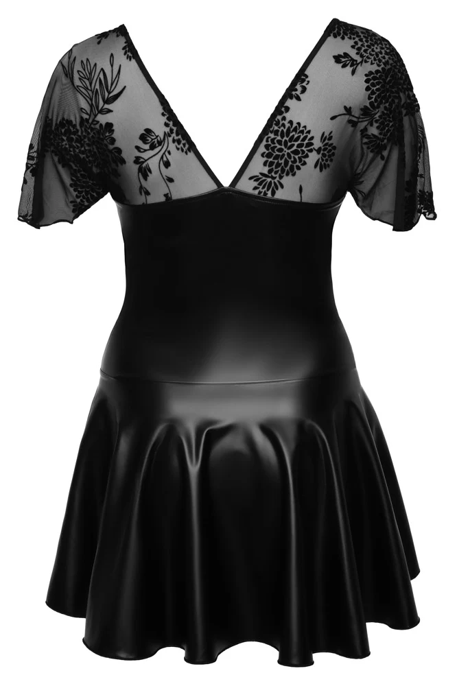 Noir Handmade Plus Size Short Dress (6XL) - Image 7