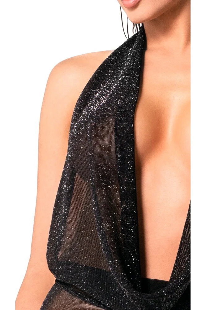 Noir Handmade Shimmering Jumpsuit - Image 2