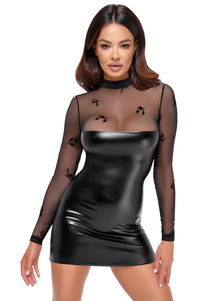 Noir Handmade Short Dress - Image 4