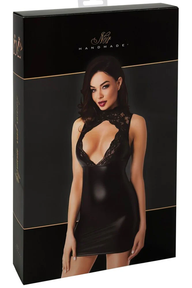 Noir Handmade Strapless Mini Dress - Image 8