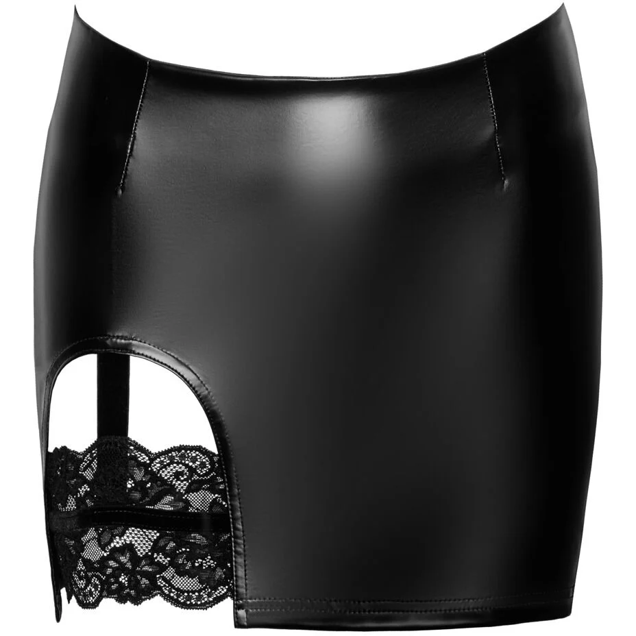 Noir Handmade Velvetine Skirt - Image 6