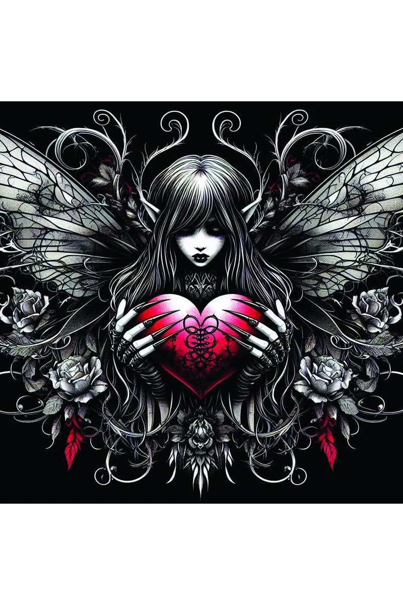 Oakhart Gothic Heart Valentine Card