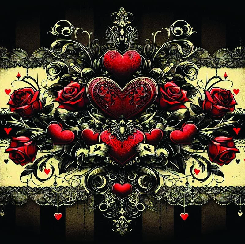 Oakhart Gothic Valentine Card - Image 2