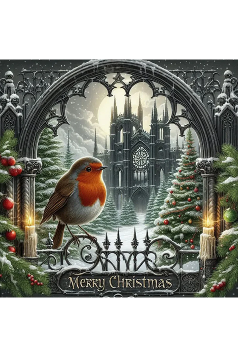 Oakhart Robin Christmas Card
