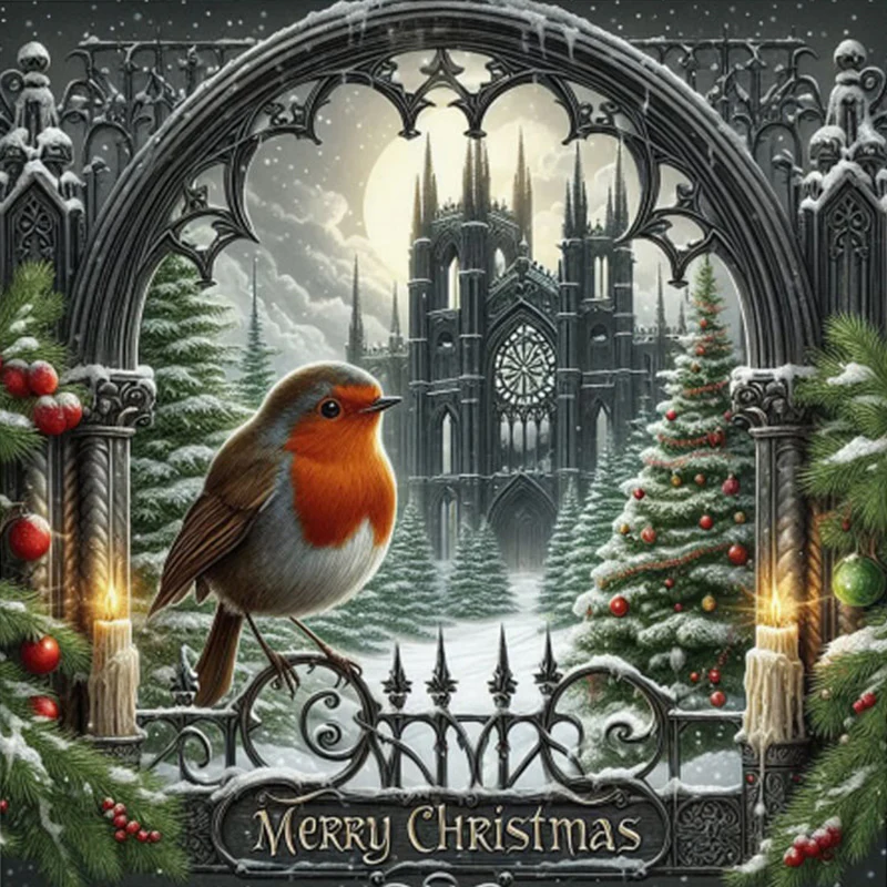 Oakhart Robin Christmas Card - Image 2