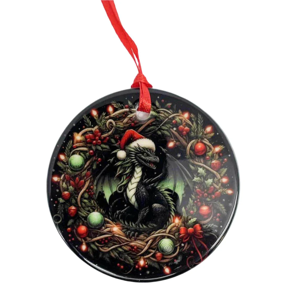 Oakhart Santa Dragon Christmas Ornament - Image 5
