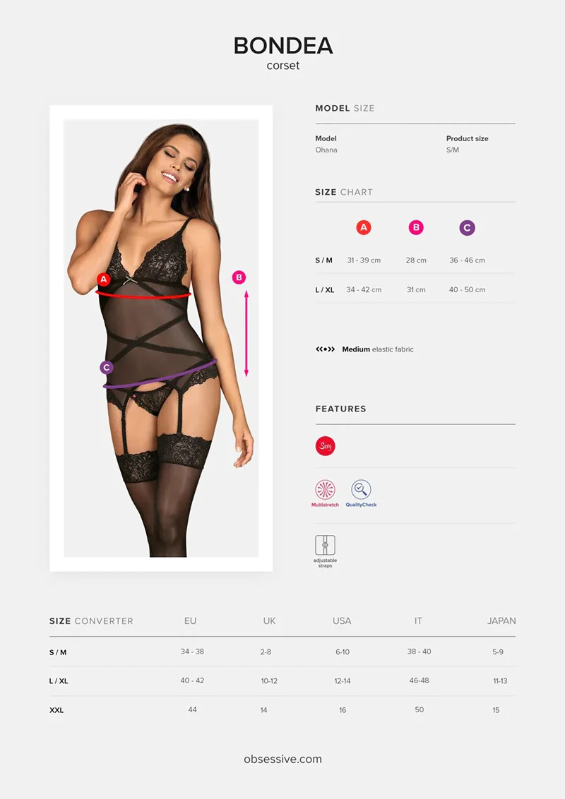 Obsessive Bondea Basque and Thong - Image 8