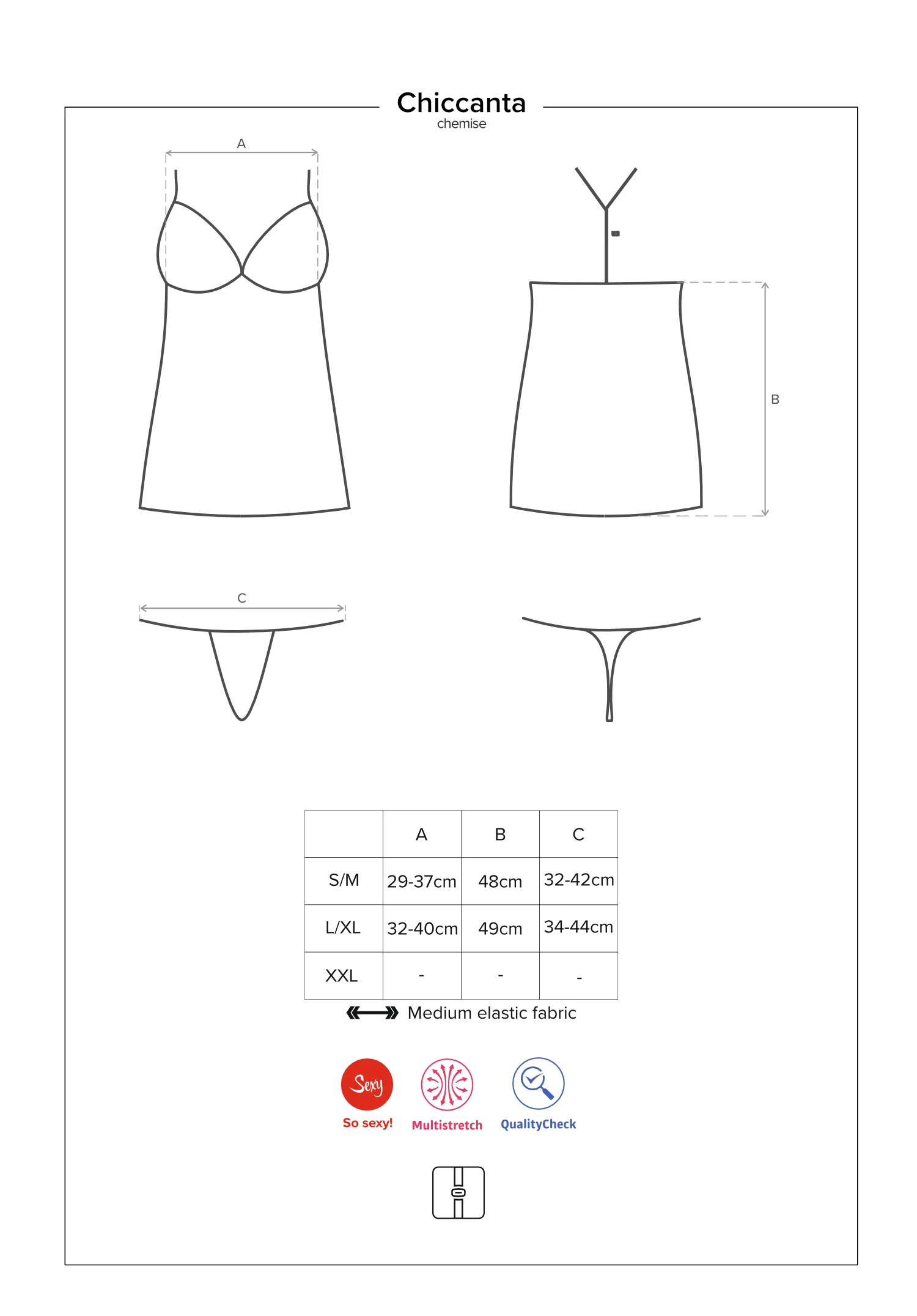 Obsessive Chiccanta Chemise (S/M) - Image 8