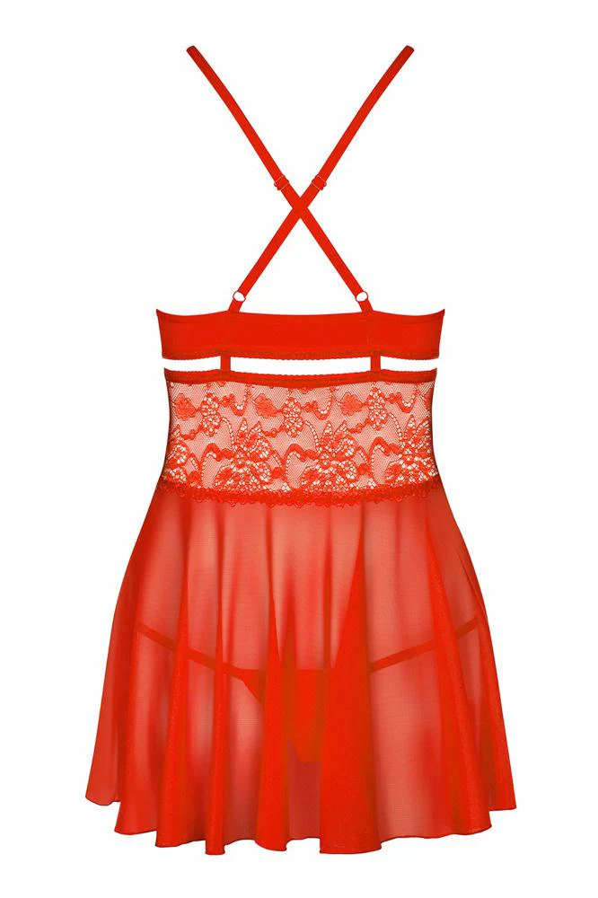 Obsessive Red Babydoll - Image 6
