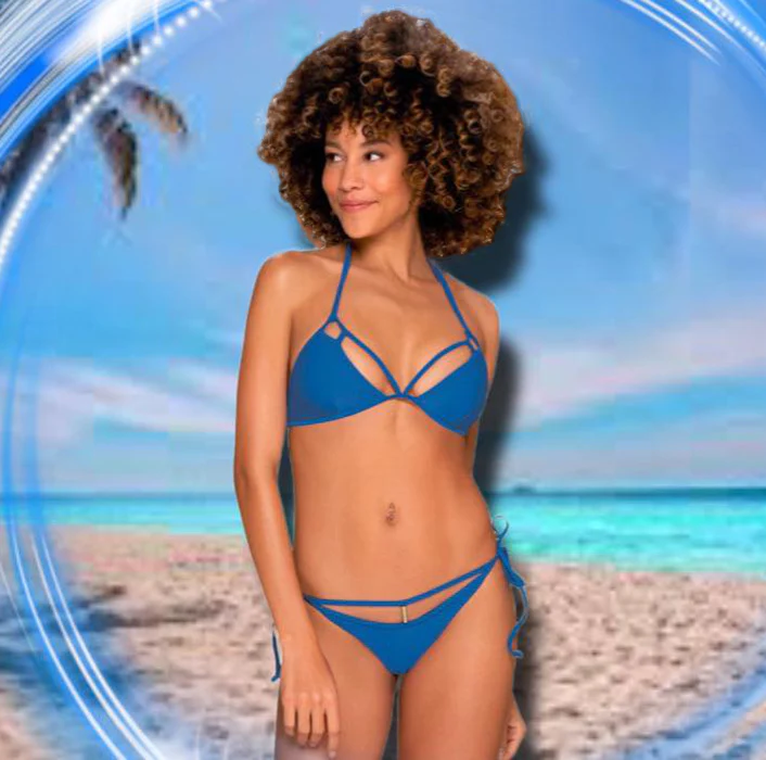 Obsessive Sexy Blue Bikini (S, L) - Image 2