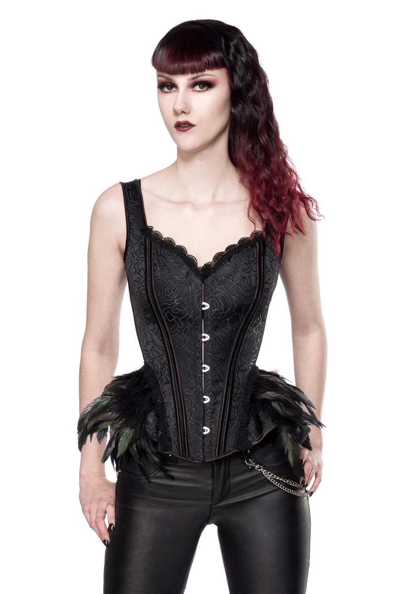 Ocultica Corset with Feathers (XS,S,XL) - Image 4