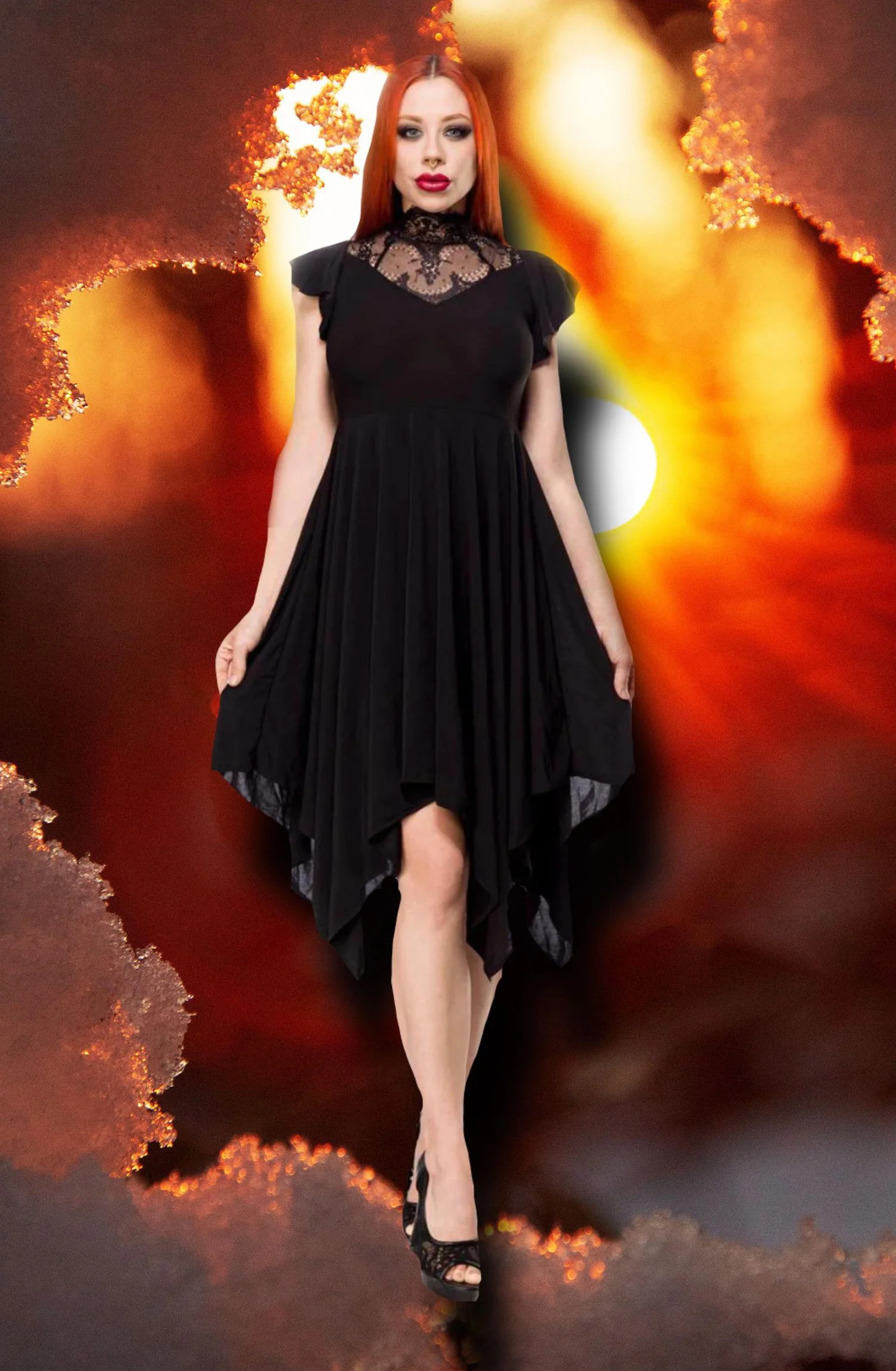 Ocultica Lace Dress (XL) - Image 2