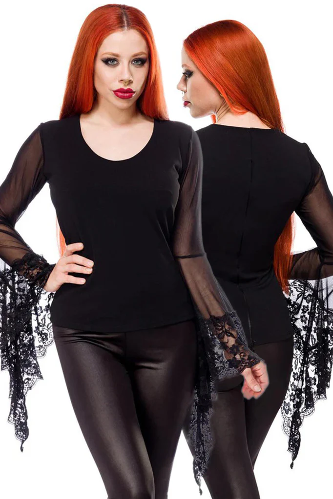 Ocultica Top with Lace (M)