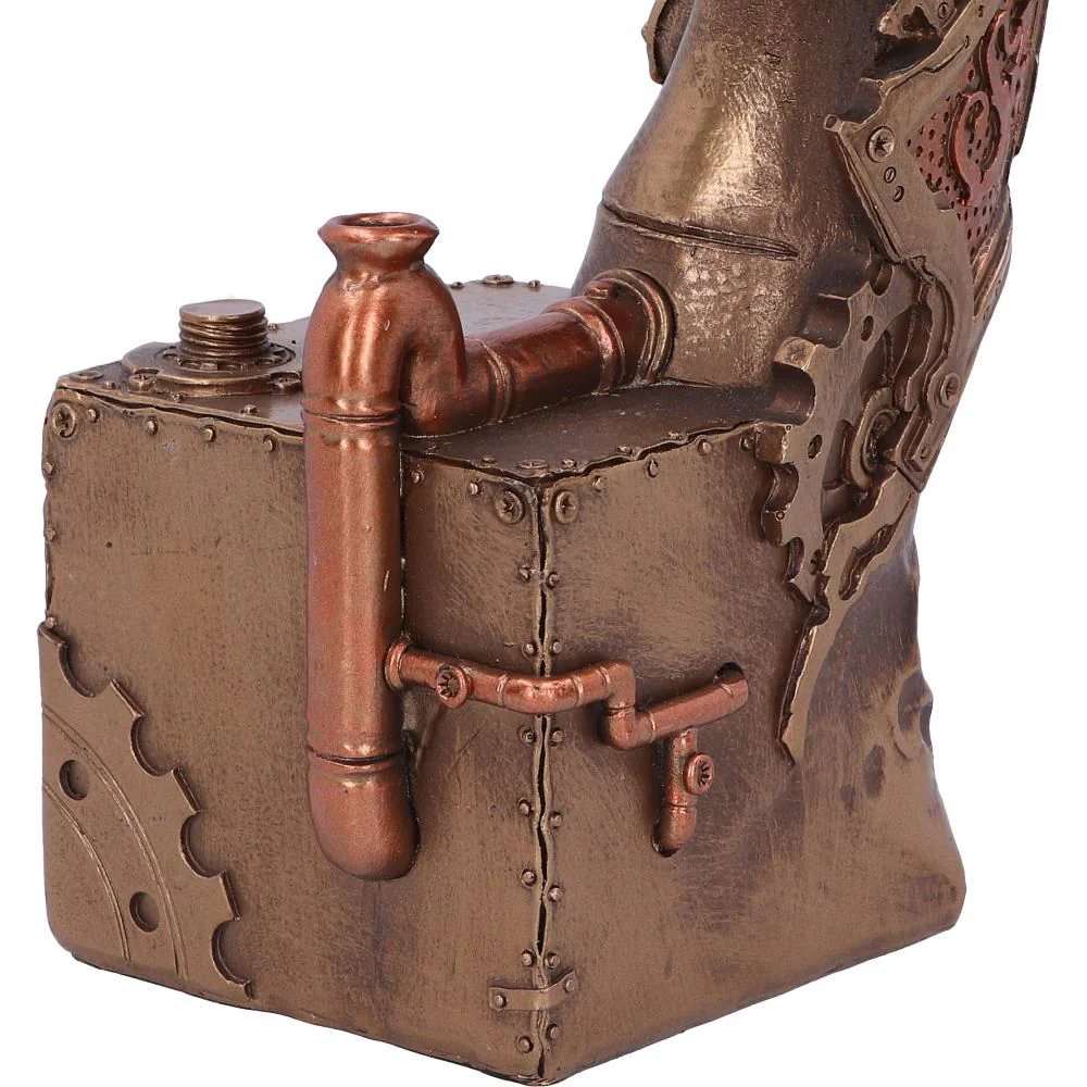 Ohm Owl Steampunk Owl Figurine - Image 8