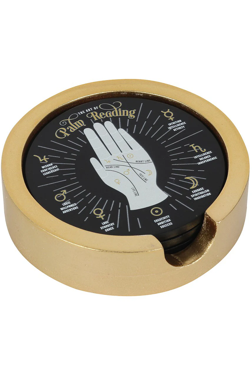 Palm Reading Coaster Set