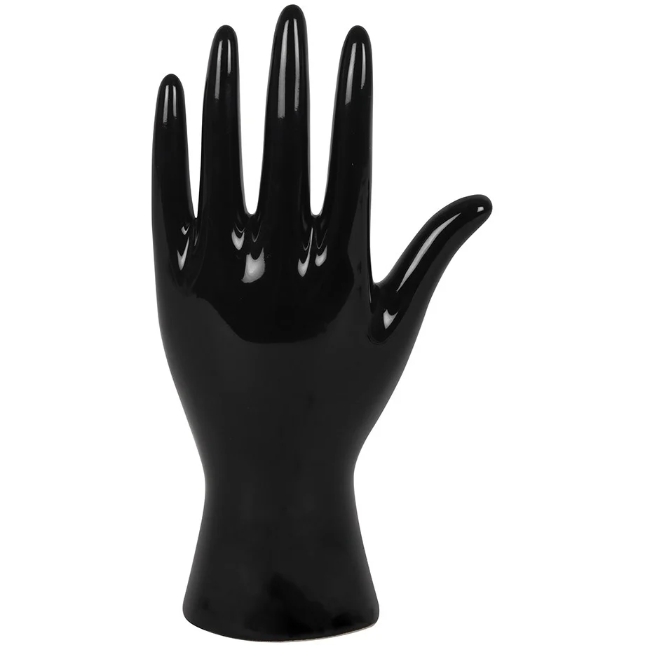 Palmistry Hand Black Ceramic - Image 3