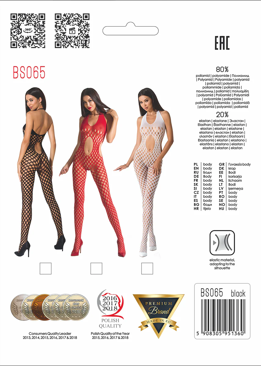 Passion Bodystocking BS065 Black - Image 3