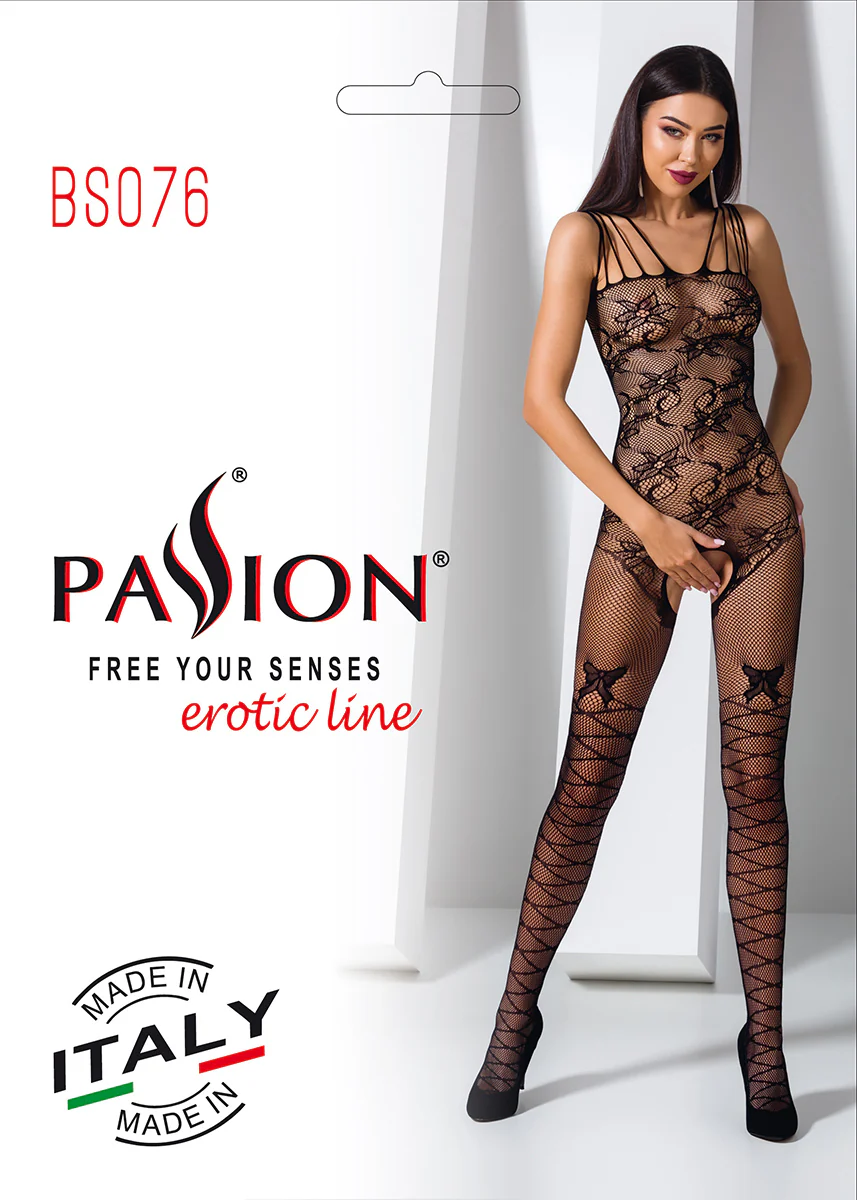 Passion Bodystocking BS076 Black - Image 11