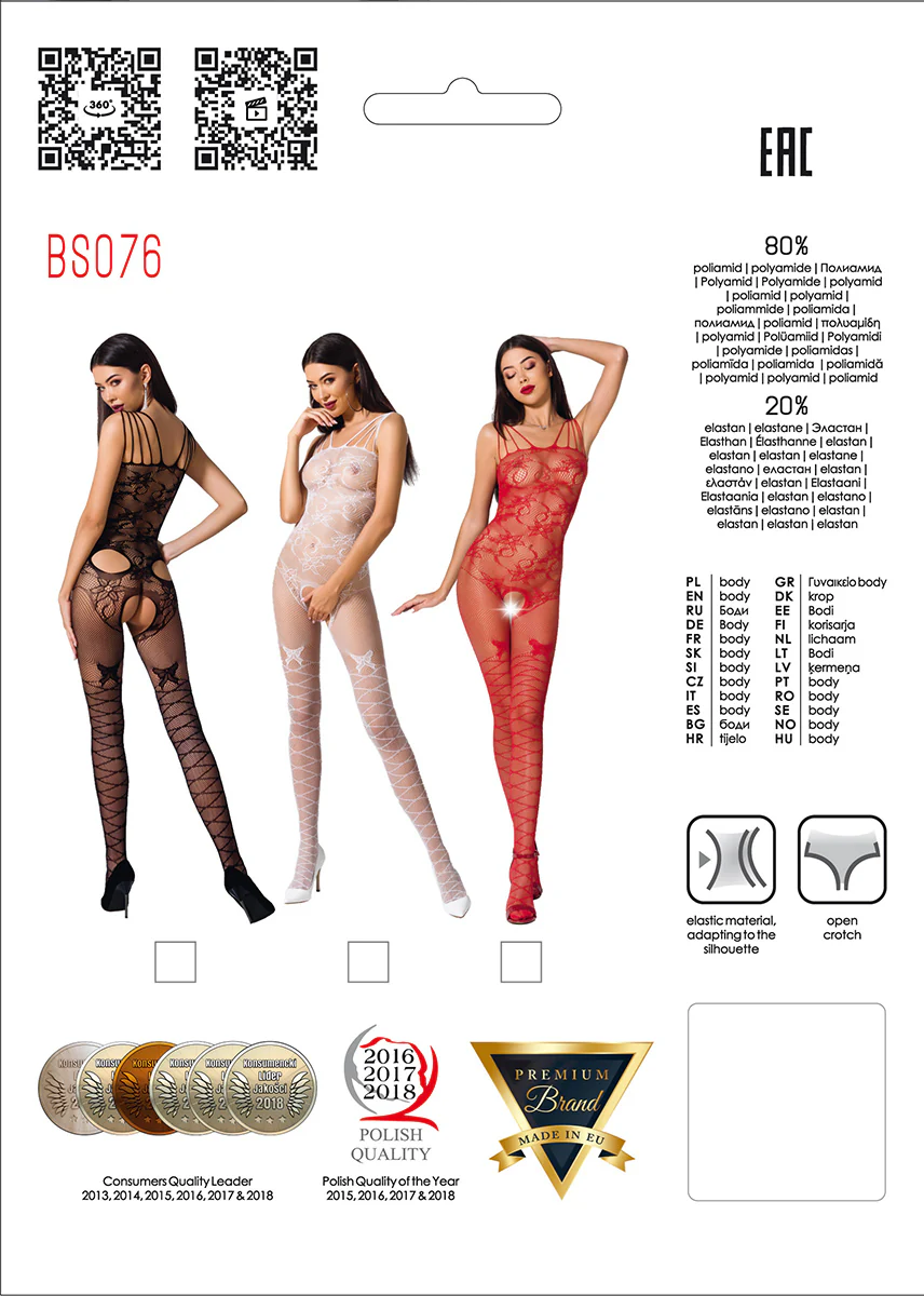 Passion Bodystocking BS076 Red - Image 4