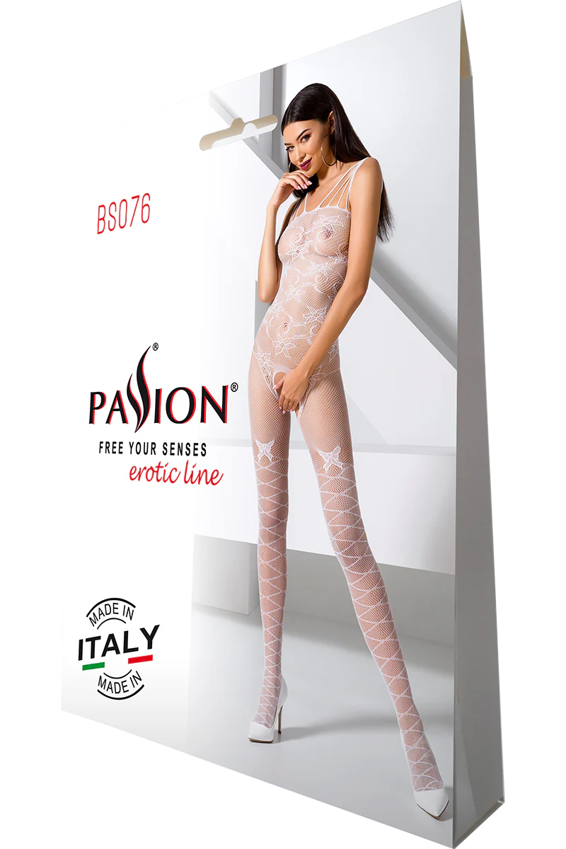 Passion Bodystocking BS076 White - Image 5