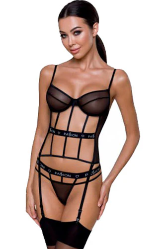 Passion Kyouka Corset Black (L/XL, 2XL/3XL) - Image 4