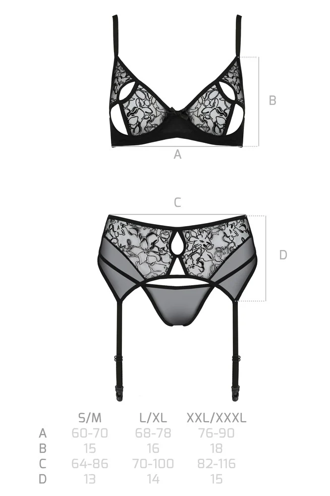 Passion Lingerie Primula Set Eco Collection (L/XL, 2XL/3XL) - Image 5