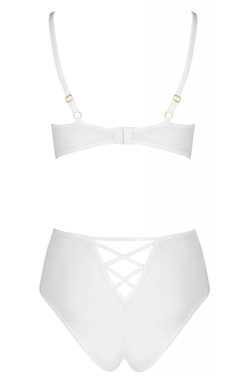 Passion Lovelia Bikini Lingerie Set White - Image 8