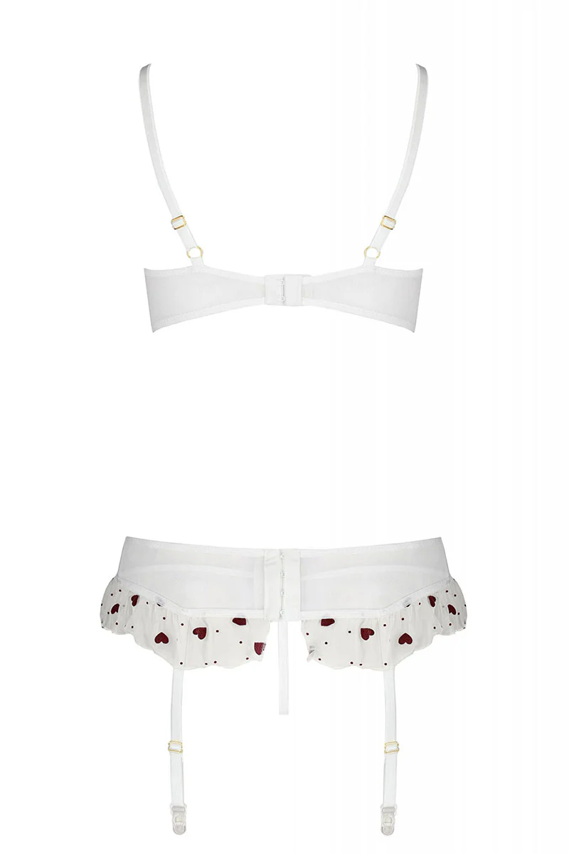 Passion Lovelia Lingerie Set White - Image 8
