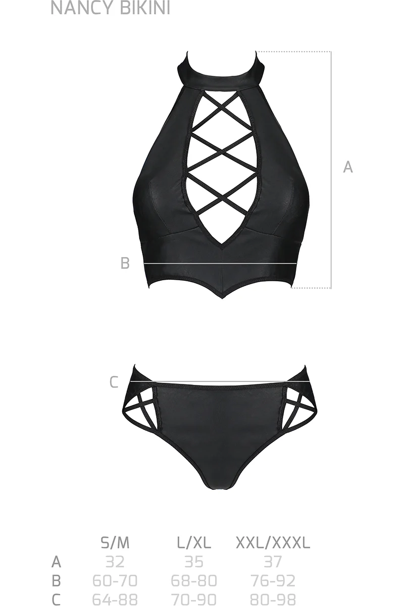 Passion Nancy Bikini Lingerie Set (L/XL, 2XL/3XL) - Image 11
