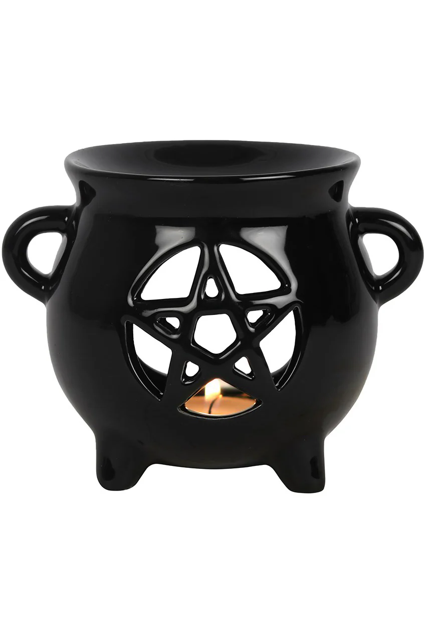 Pentagram Cauldron Oil Burner